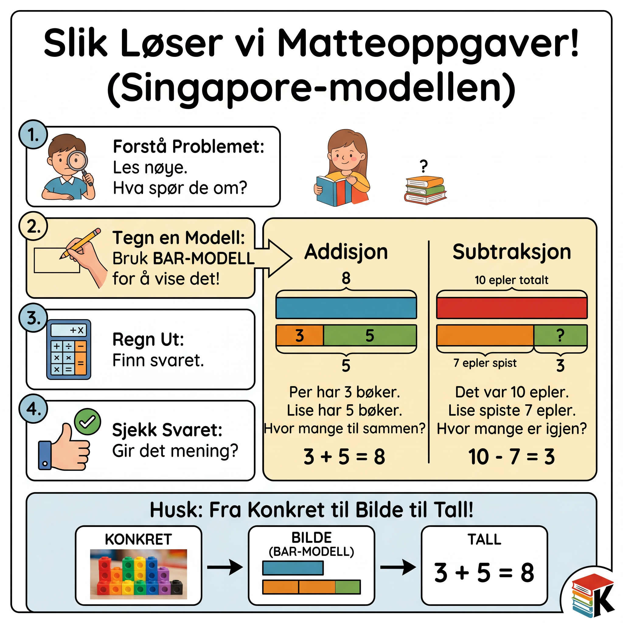 Plakat Singapore-modellen BM/NN