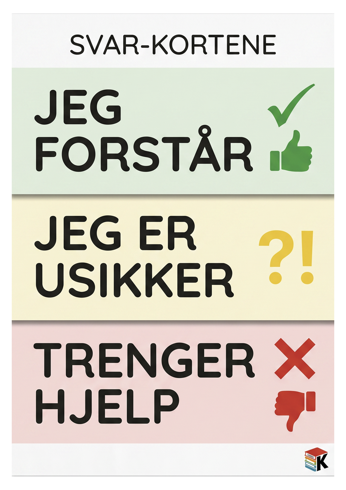 Svarkort SNO BM/NN